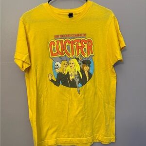 Lucifer Machado T-shirt medium yellow band tee rare